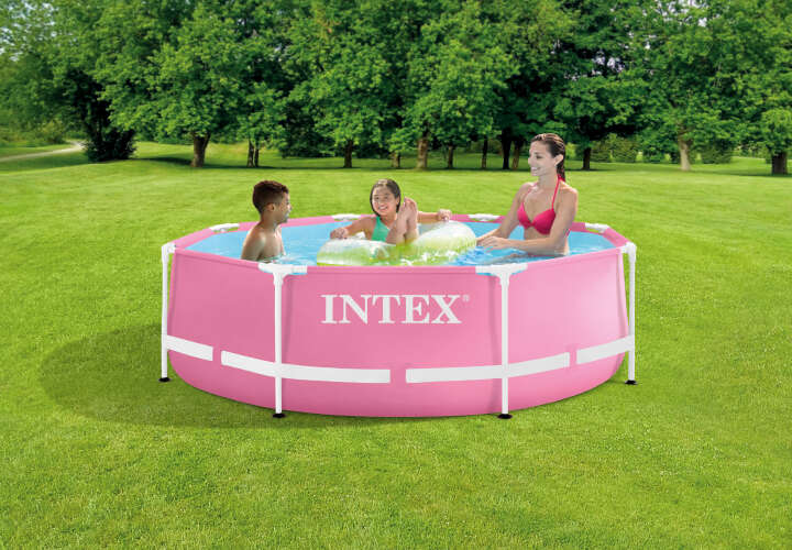 INTEX Metall Frame Pool mit Filterpumpe 244 x 76 cm
